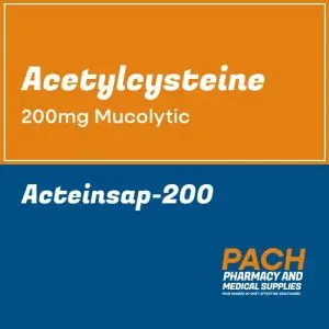 Acetylcysteine (Acteinsaph-200) 200mg Mucolytic