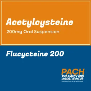 Acetylcysteine (Flucycteine 200) 200mg Oral Suspension