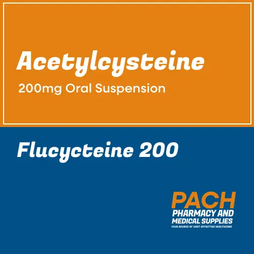 Acetylcysteine (Flucycteine 200) 200mg Oral Suspension