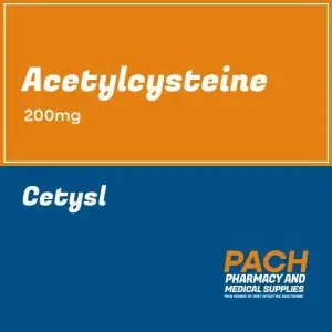 Acetylcysteine(Cetysl) 200mg